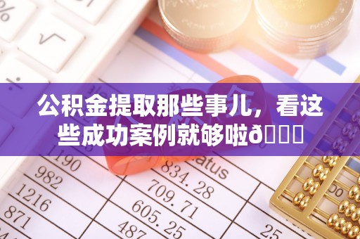 巴东公积金提取那些事儿，看这些成功案例就够啦😎