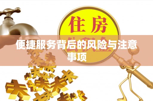 巴东便捷服务背后的风险与注意事项